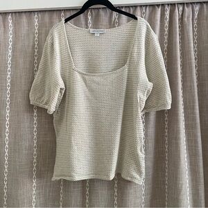 Amour Vert Sustainable Women’s Top Large modal and spandex square neck line